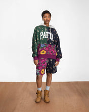 PATTA FLORAL PATCHWORK HOODED SWEATER MULTI