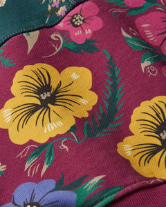 PATTA FLORAL PATCHWORK HOODED SWEATER MULTI