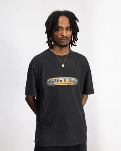 PATTA GILDED ACID WASHED T-SHIRT BLACK