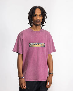 PATTA GILDED ACID WASHED T-SHIRT BOYSENBERRY