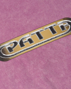 PATTA GILDED ACID WASHED T-SHIRT BOYSENBERRY