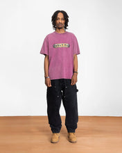 PATTA GILDED ACID WASHED T-SHIRT BOYSENBERRY