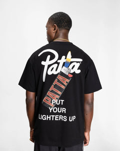 PATTA LIGHTERS T-SHIRT BLACK