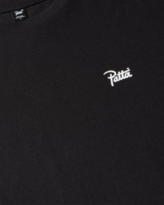 PATTA SCRIPT LOGO T-SHIRT BLACK