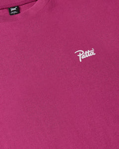 PATTA SCRIPT LOGO T-SHIRT BOYSENBERRY