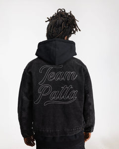 PATTA WASHED CANVAS JACKET BLACK