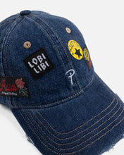 PATTA WHOLE LOTTA LABELS DENIM CAP LIGHT BLUE DENIM