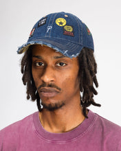 PATTA WHOLE LOTTA LABELS DENIM CAP LIGHT BLUE DENIM