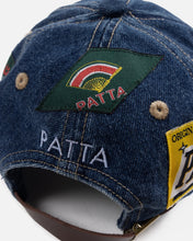 PATTA WHOLE LOTTA LABELS DENIM CAP LIGHT BLUE DENIM